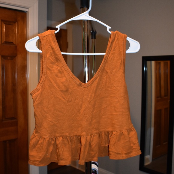 Size Small Burnt Orange Wild Fable Crop Tank - Picture 1 of 2